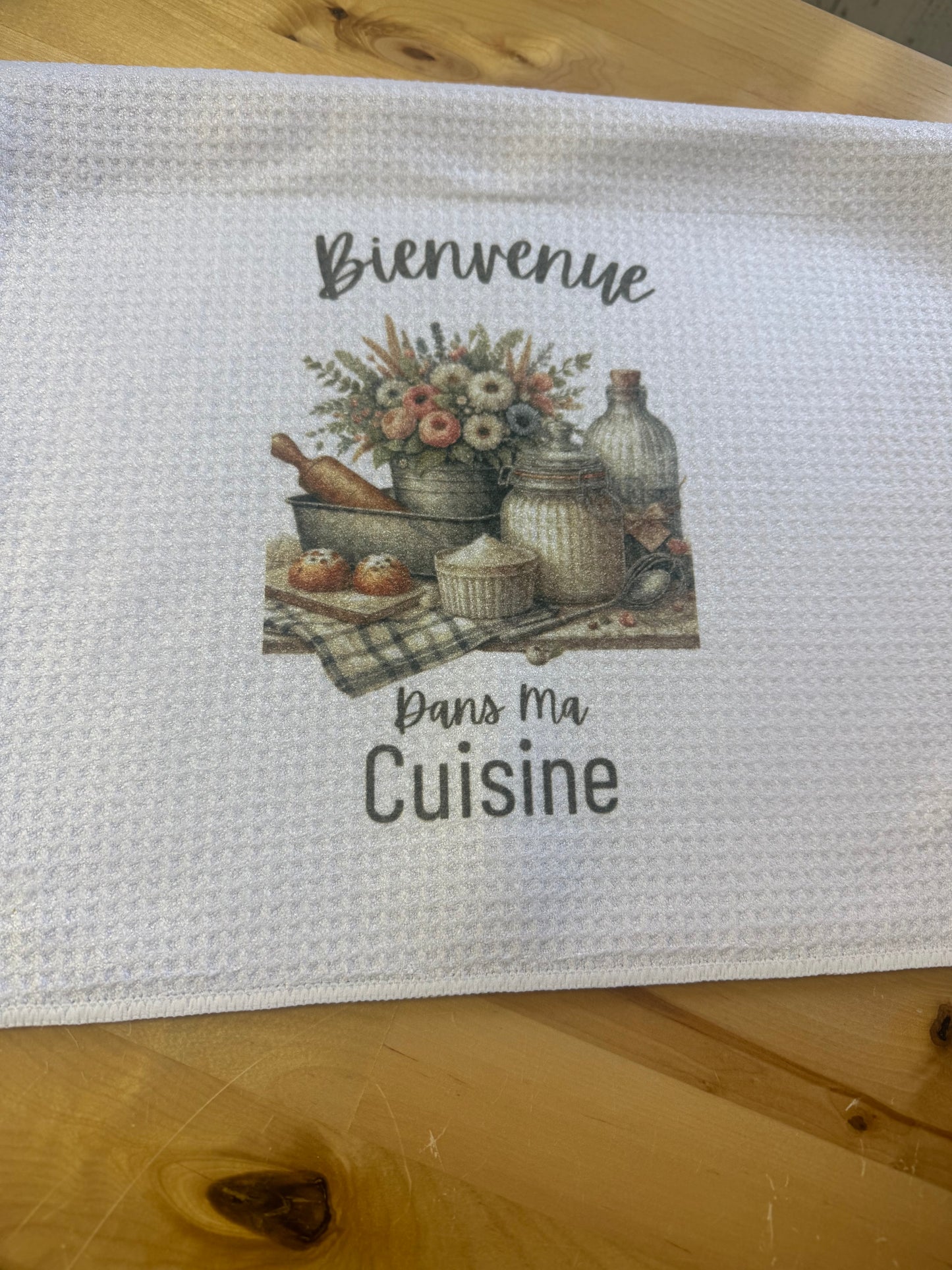 Linge à vaisselle gaufré 16 x 24 po