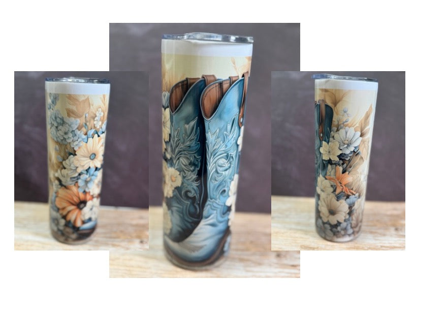 Gobelet cow-girl bottes 20 oz.