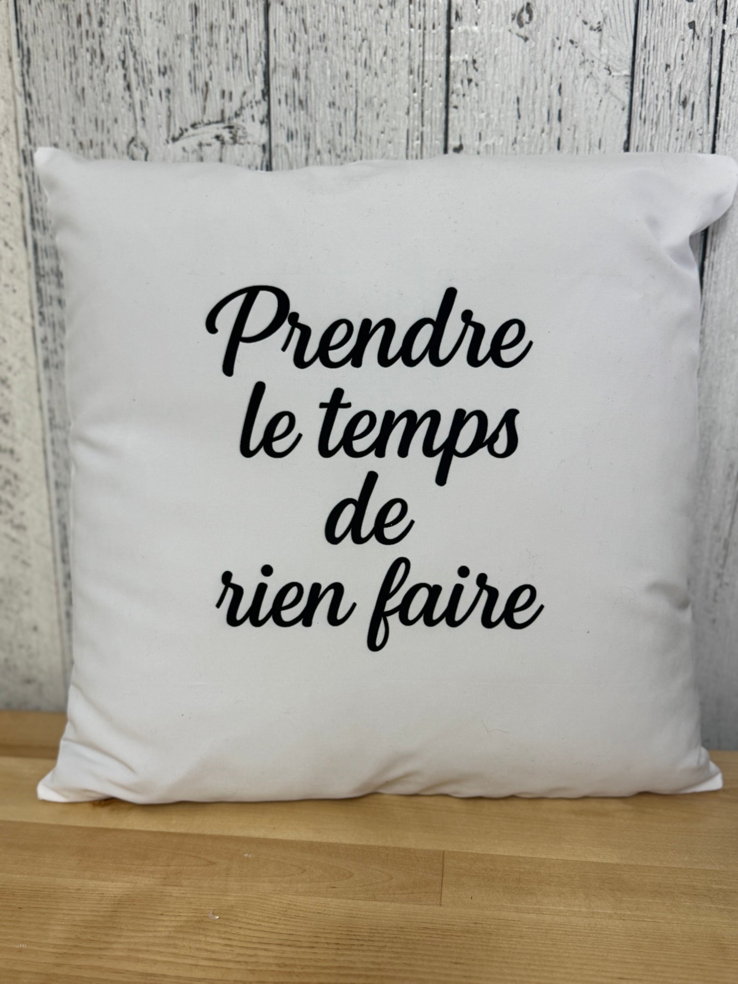 Coussin + housse de coussin | Prendre le temps