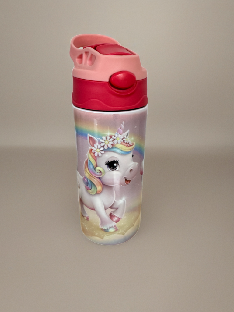 Bouteille 12 oz pour enfants – Motif Pouliche