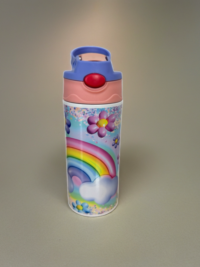 Bouteille 12 oz arc-en-ciel pour enfant
