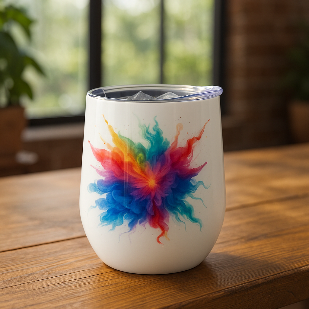 Verre à vin en acier inoxydable| BOUM de couleurs