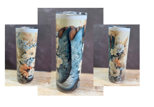 Gobelet cow-girl bottes 20 oz.
