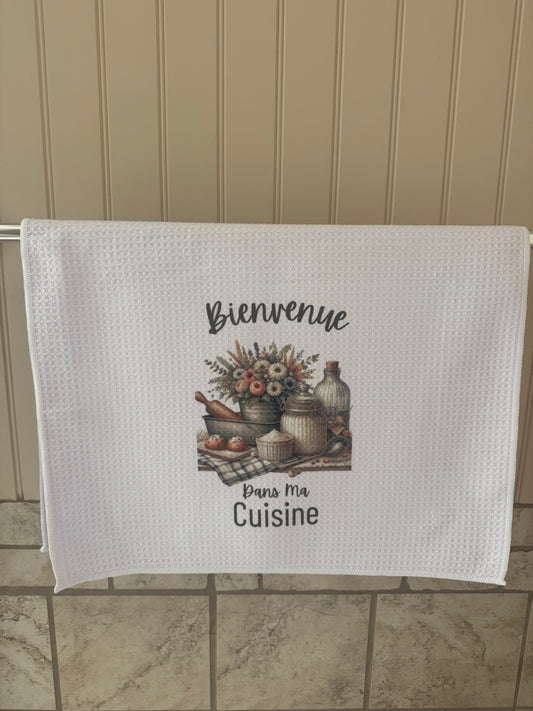 Linge à vaisselle gaufré 16 x 24 po