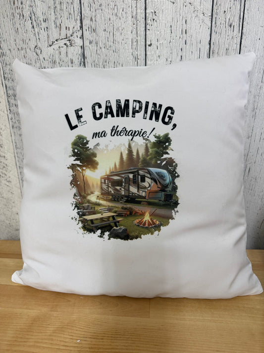 Coussin + housse de coussin | camping