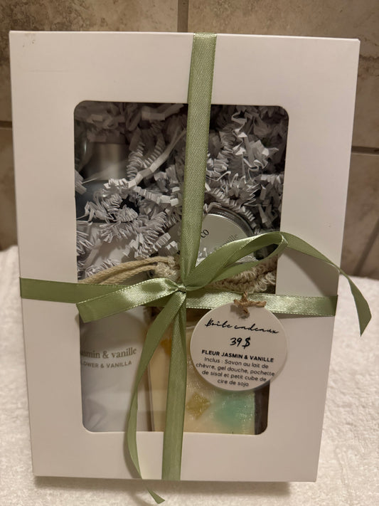 Boîte cadeau | fleur jasmin & vanille