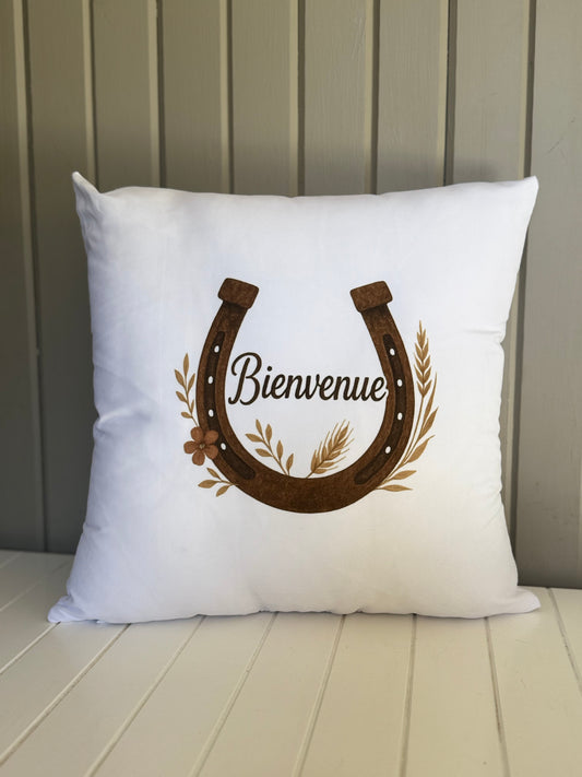 Coussin + housse de coussin