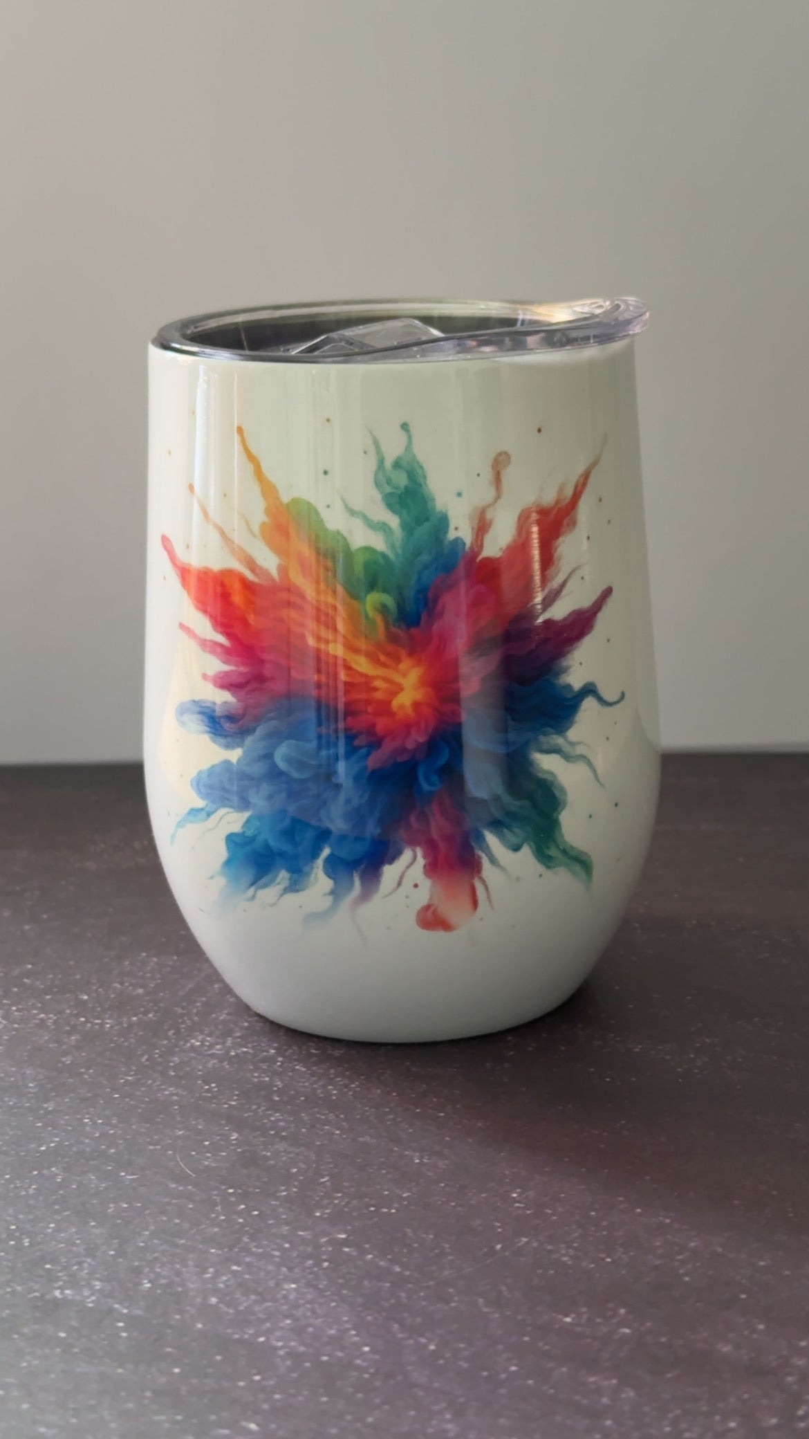 Verre à vin en acier inoxydable| BOUM de couleurs
