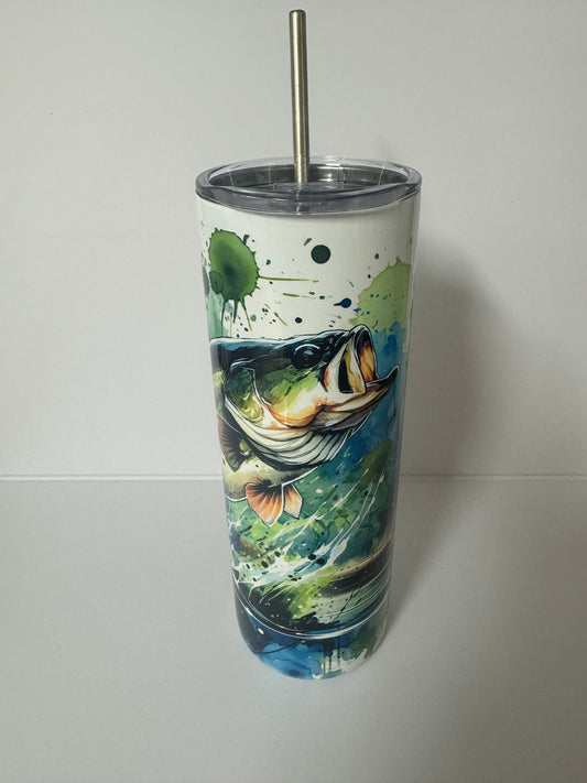 Gobelet aquarelle pêche 20 oz.