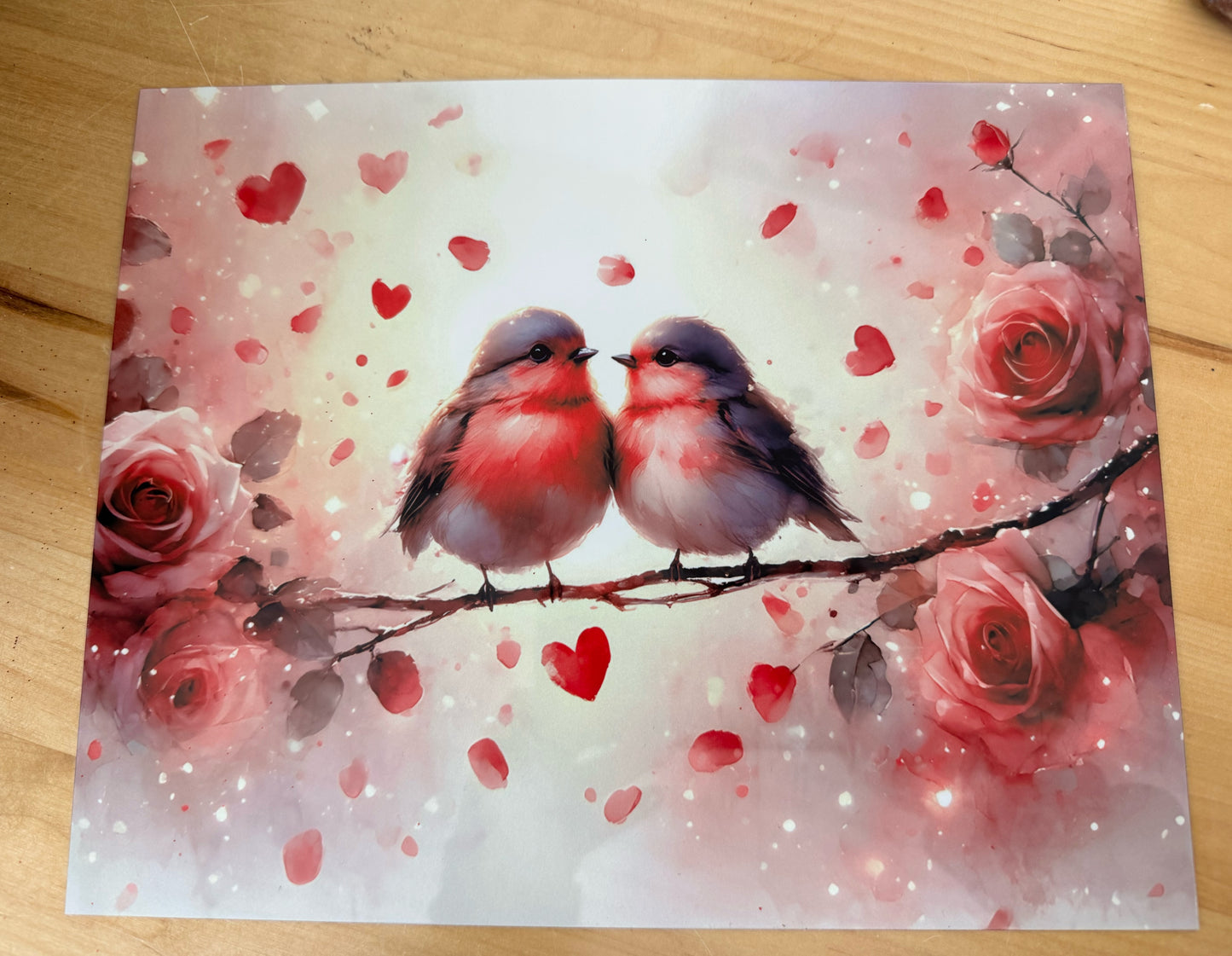 Impression sur aluminium 8x10 | L’amour perché