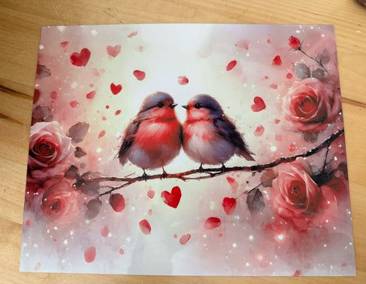 Impression sur aluminium 8x10 | L’amour perché