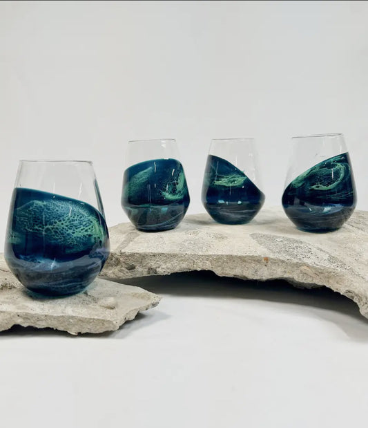 Verre vendu à l’unité Aurore Boréale
