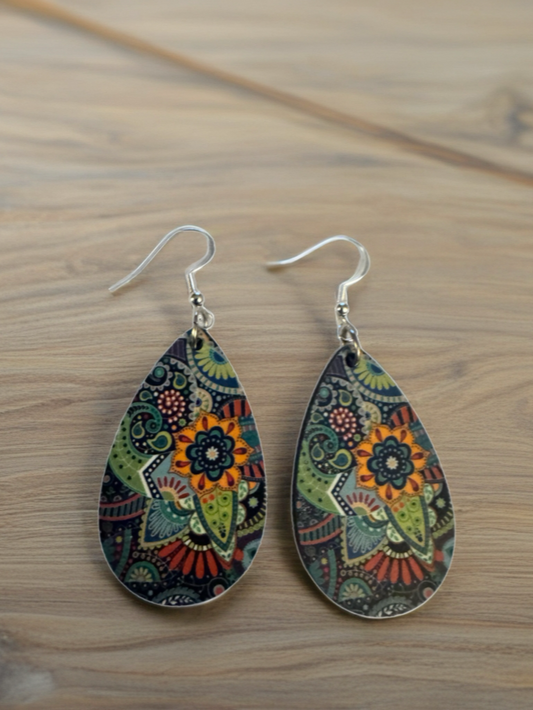 Boucles d’oreilles sublimées | Floral bohème