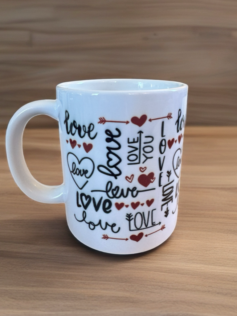Tasse en céramique 12 oz.| Love You