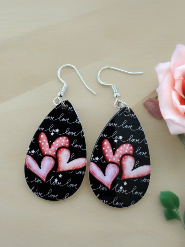 Boucles d’oreilles sublimées |cœur
