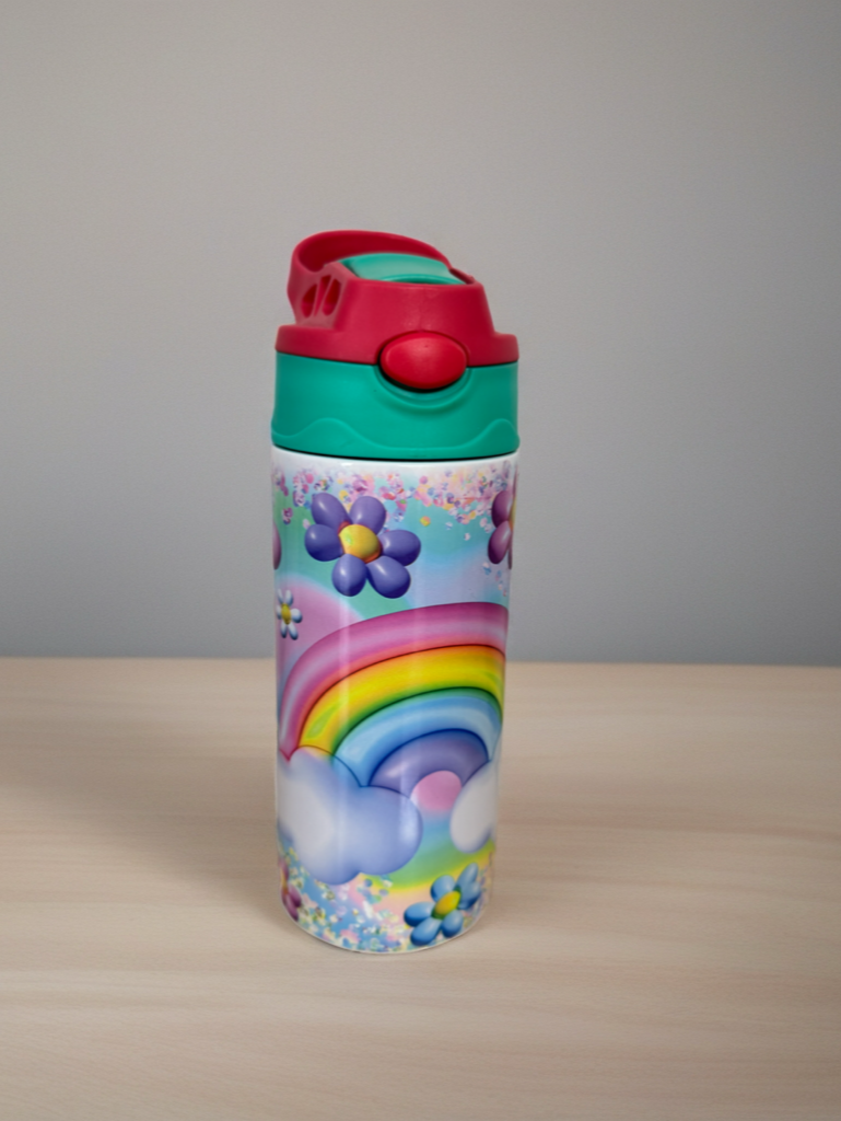 Bouteille 12 oz arc-en-ciel pour enfant