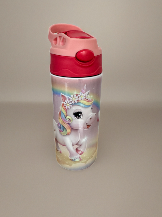 Bouteille 12 oz pour enfants – Motif Pouliche