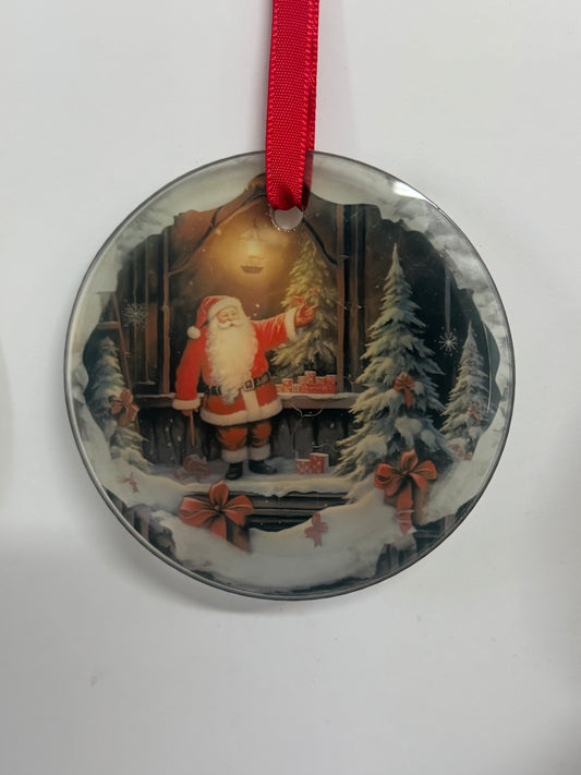 Boule de Noël en verre | Décor de sapin
